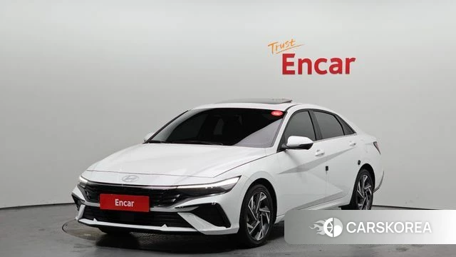 Hyundai The New Avante (CN7) 2024 Белый из Кореи