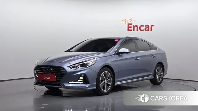 Hyundai Sonata New Rise Hybrid 2018 Светло-серебряный цвет из Кореи