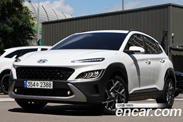 Hyundai The New Kona Hybrid 2021 Белый из Кореи