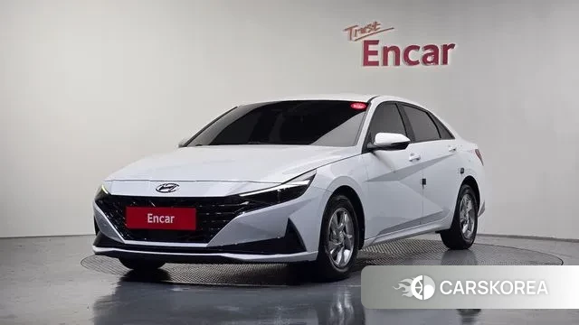 Hyundai Avante (CN7) 2020 Белый из Кореи