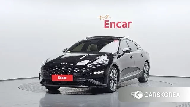 Kia K8 Hybrid 2022 Черный из Кореи