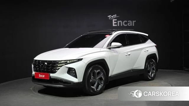 Hyundai Tucson (NX4) 2021 Белый из Кореи