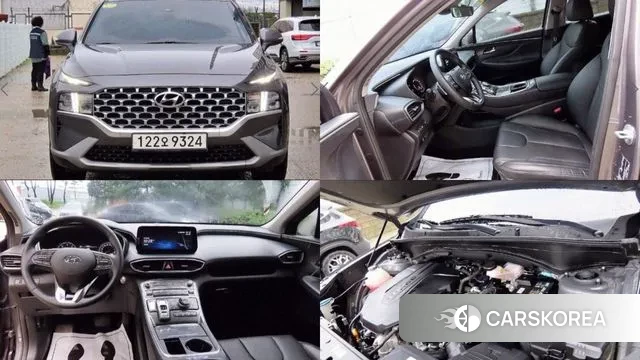 Hyundai The New Santa Fe 2021 Серый из Кореи