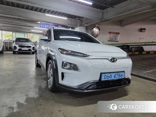 Hyundai Kona Electric 2020 Белый из Кореи