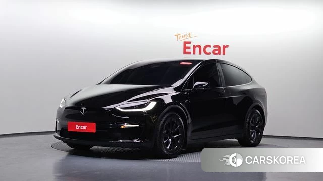 Tesla Model X 2023 Черный из Кореи