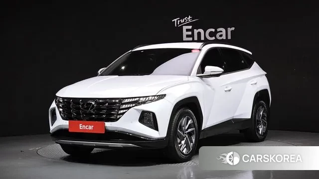 Hyundai Tucson Hybrid (NX4) 2021 Белый из Кореи