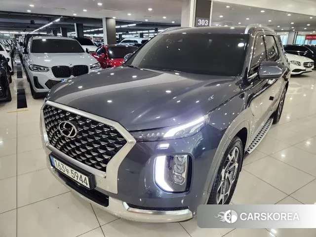 Hyundai Palisade 2021 Синий из Кореи