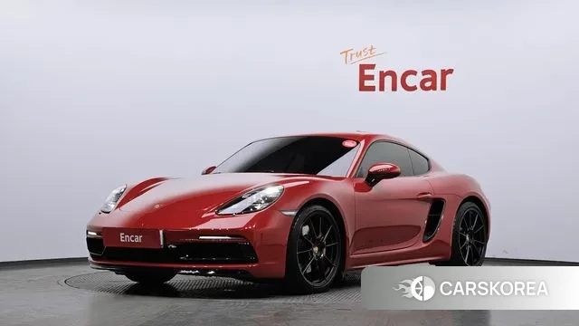 Porsche 718 Cayman 2023 Красный из Кореи