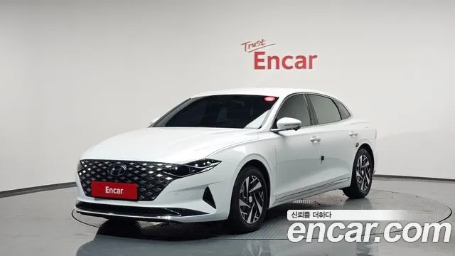 Hyundai The New Grandeur IG Hybrid 2021 Белый из Кореи