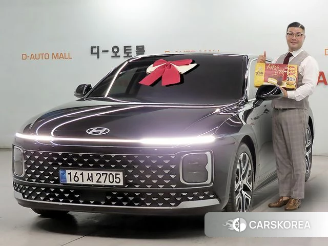 Hyundai Grandeur Hybrid (GN7) 2023 Черный из Кореи