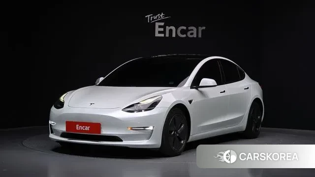 Tesla Model 3 2021 Белый из Кореи