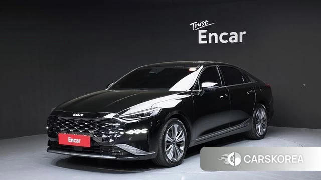 Kia K8 Hybrid 2023 Черный из Кореи