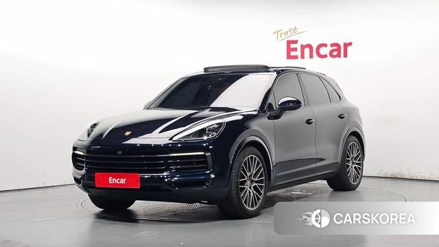 Porsche Cayenne (PO536) 2021 Синий из Кореи
