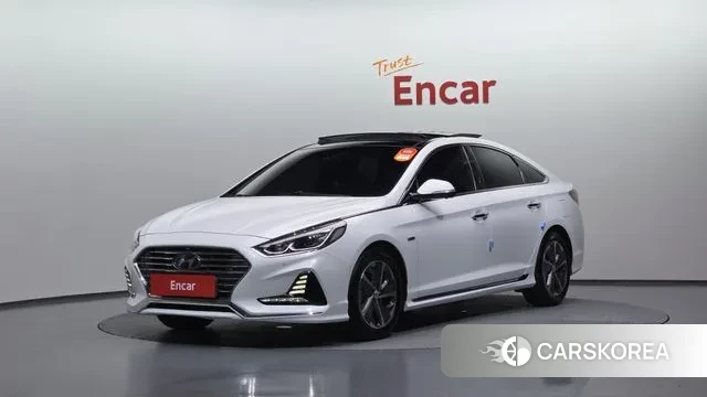 Hyundai Sonata New Rise Hybrid 2018 Белый из Кореи