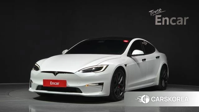 Tesla Model S 2023 Белый из Кореи