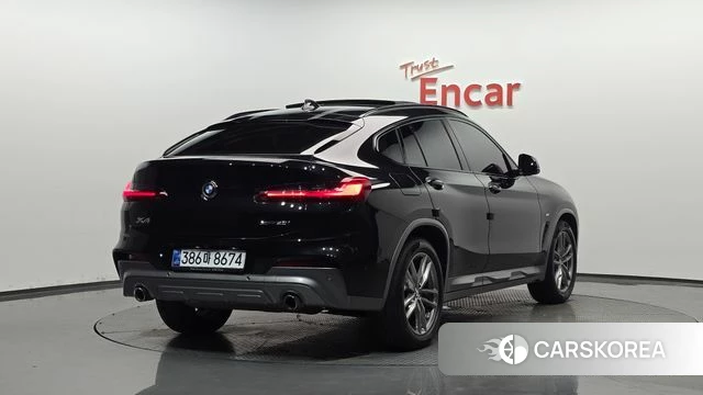 BMW X4 (G02) 2021 Черный из Кореи