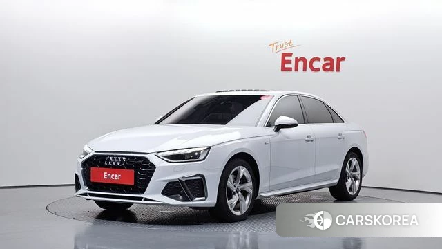 Audi A4 (B9) 2021 Белый из Кореи