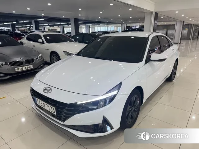 Hyundai Avante (CN7) 2022 Белый из Кореи