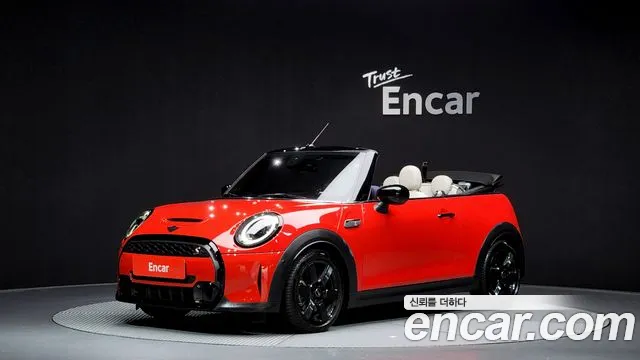 Mini Cooper S Convertible 2023 Красный из Кореи