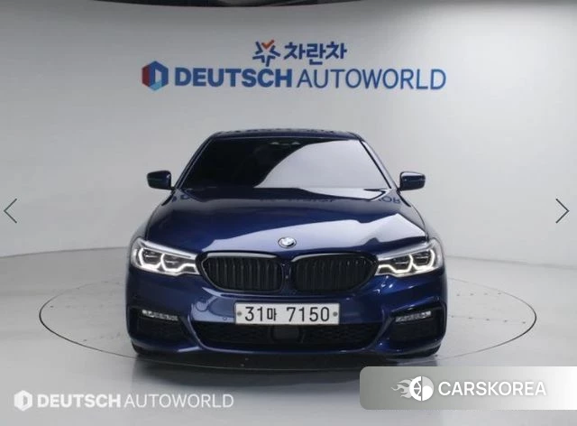 BMW 5 Series (G30) 2018 Синий из Кореи