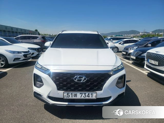 Hyundai Santa Fe TM 2018 Белый из Кореи