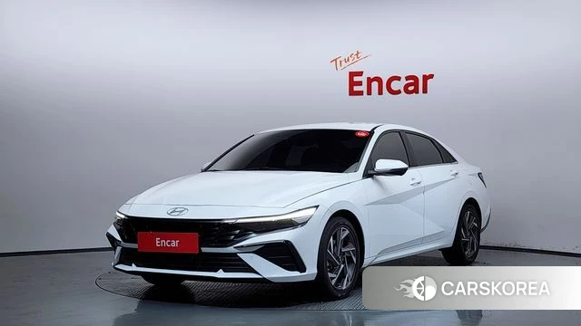 Hyundai The New Avante (CN7) 2023 Белый из Кореи