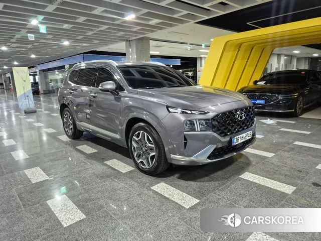 Hyundai The New Santa Fe 2023 Серый из Кореи