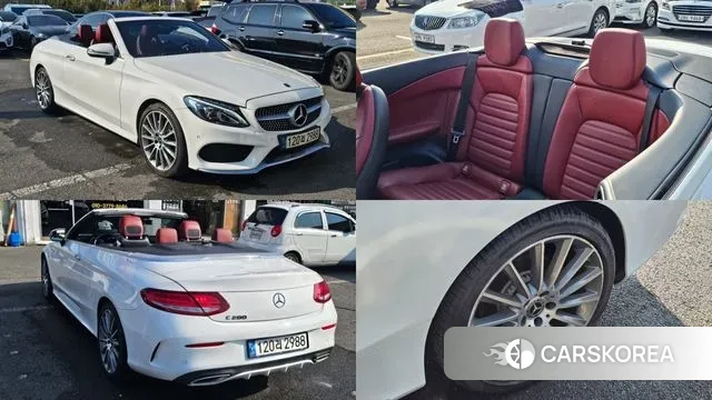 Mercedes-Benz C-Class W205 2018 Белый из Кореи
