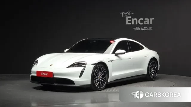Porsche Taycan 2023 Белый из Кореи