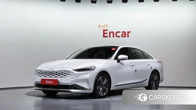 Kia K8 Hybrid 2022 Белый из Кореи