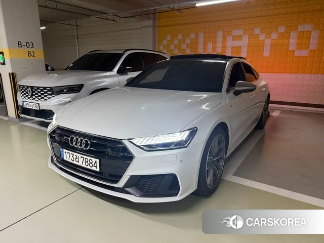 Audi A7 (4K) 2021 Белый из Кореи