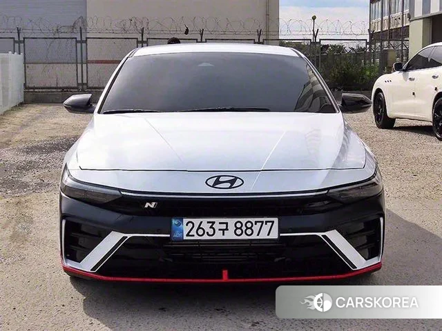 Hyundai The New Avante (CN7) 2025 Белый из Кореи