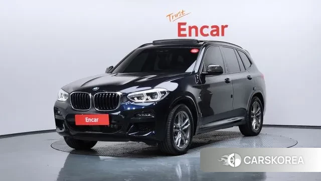 BMW X3 (G01) 2021 Черный из Кореи