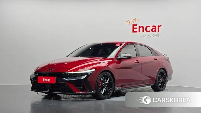 Hyundai The New Avante (CN7) 2024 Красный из Кореи