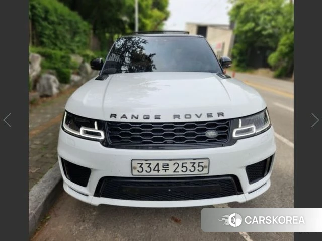 Land Rover Range Rover Sport 2nd Generation 2019 Белый из Кореи