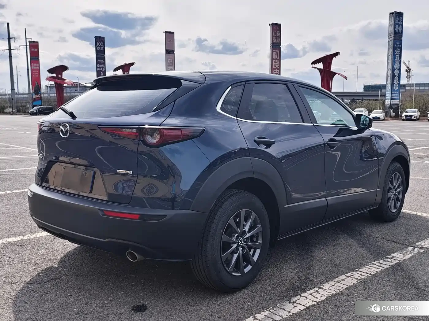 Mazda CX-30 2021 Синий из Китая