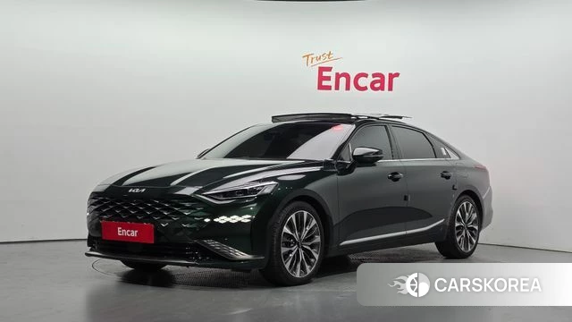 Kia K8 2021 Темно-зеленый из Кореи