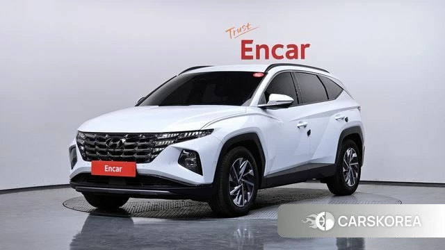 Hyundai Tucson Hybrid (NX4) 2022 Белый из Кореи