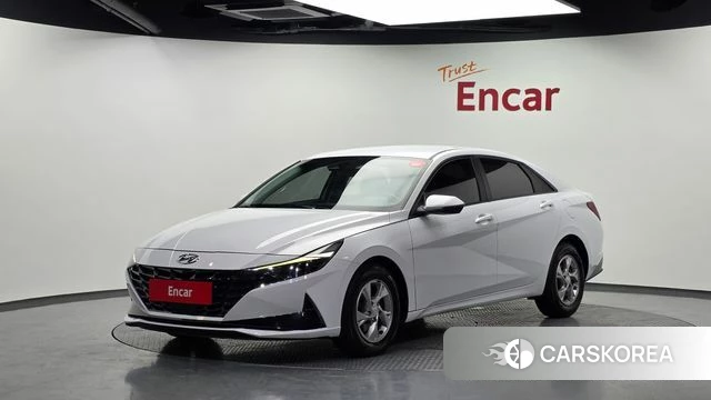 Hyundai Avante (CN7) 2021 Белый из Кореи