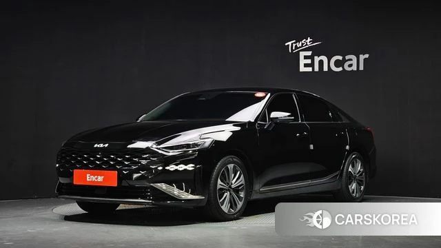 Kia K8 Hybrid 2022 Черный из Кореи