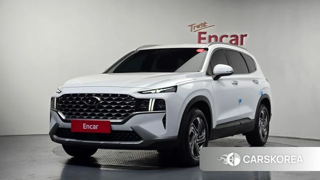 Hyundai The New Santa Fe 2023 Белый из Кореи