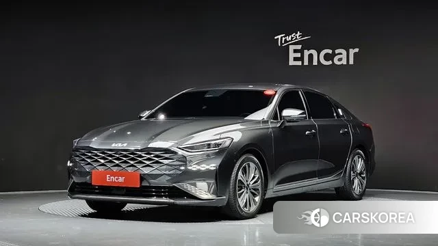 Kia K8 Hybrid 2023 Серый из Кореи