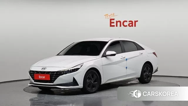 Hyundai Avante (CN7) 2022 Белый из Кореи
