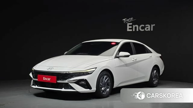 Hyundai The New Avante Hybrid (CN7) 2023 Белый из Кореи