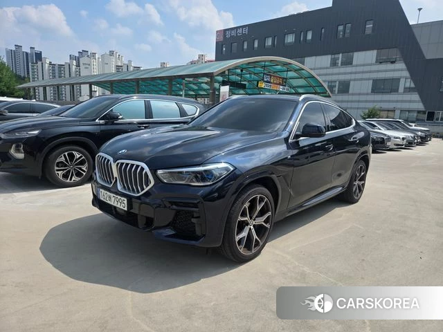 BMW X6 (G06) 2022 Черный из Кореи