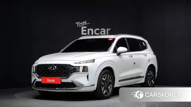 Hyundai The New Santa Fe 2022 Белый из Кореи