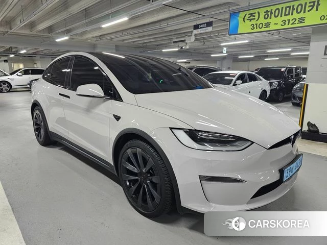 Tesla Model X 2023 Белый из Кореи