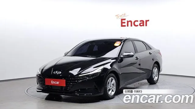 Hyundai Avante (CN7) 2021 Черный из Кореи