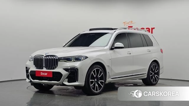 BMW X7 (G07) 2021 Белый из Кореи