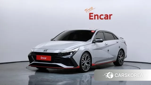 Hyundai Avante (CN7) 2022 Серебристо-серый из Кореи